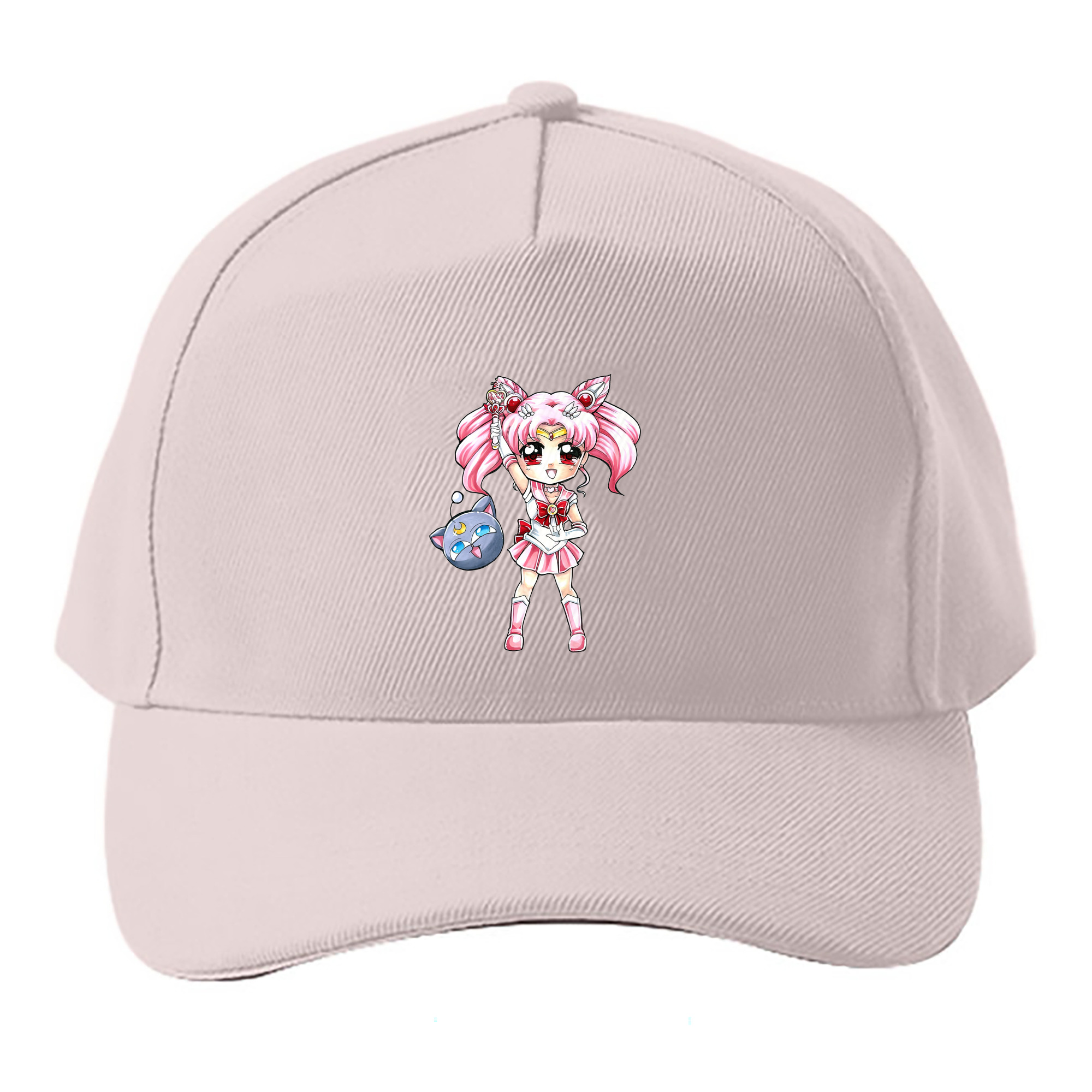 （画像用） 美少女戦士セーラームーン ちびうさ Sailor Moon Chibiusa Tsukino Usagi Small Lady Serenity ベースボールキャップ 綿100％ 男女兼用 帽子 スポーツ